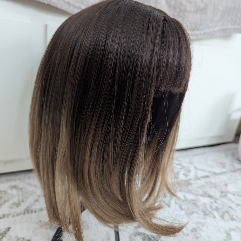 Elegant Ombre Brown Wig